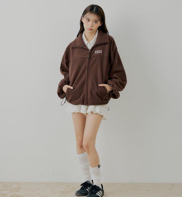  「【セットアップ対応】胸ロゴフリーストップス」|シャツ・ブラウス|