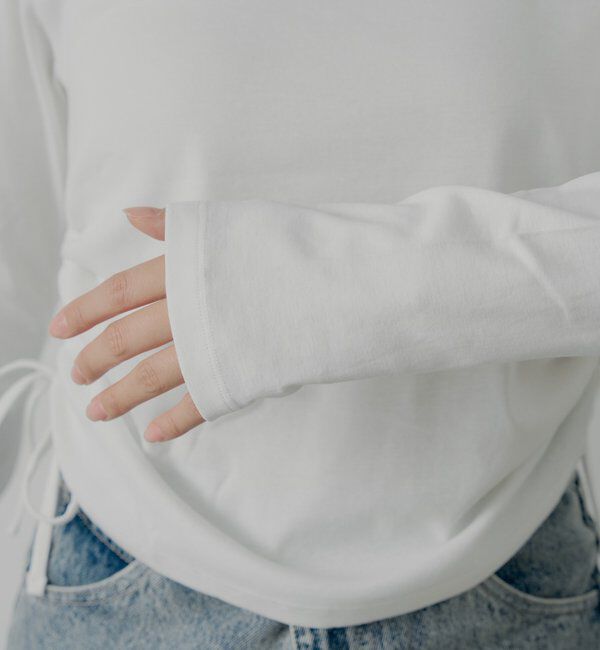  「ラインストーンロゴロンT」|Tシャツ・カットソー|