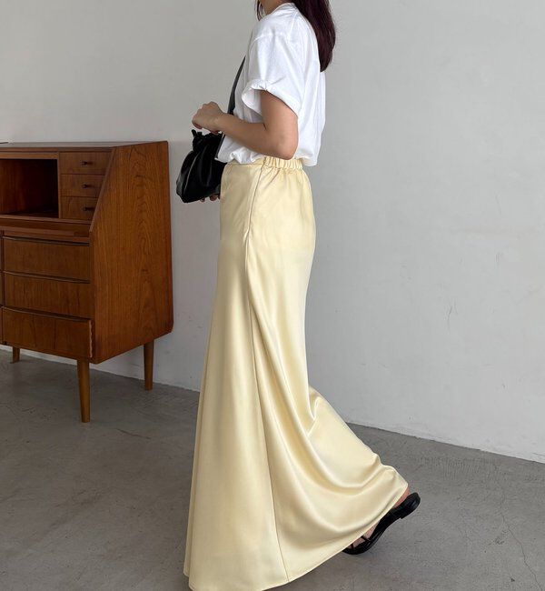  「【新色イエロー/サイズ展開あり】バイアススカート」|スカート|