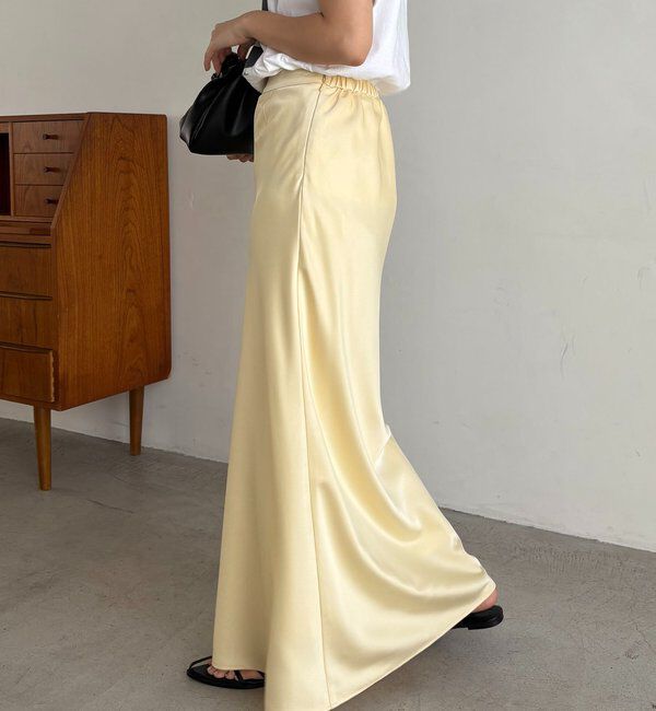 「【新色イエロー/サイズ展開あり】バイアススカート」|スカート|