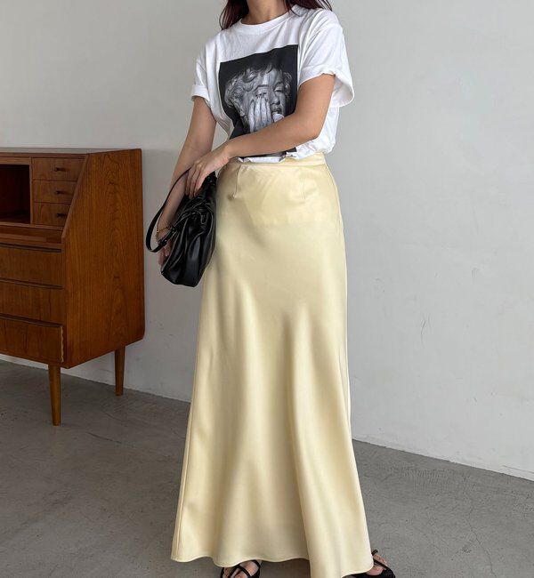  「【新色イエロー/サイズ展開あり】バイアススカート」|スカート|