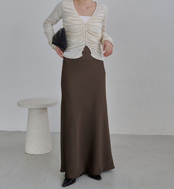  「【新色イエロー/サイズ展開あり】バイアススカート」|スカート|