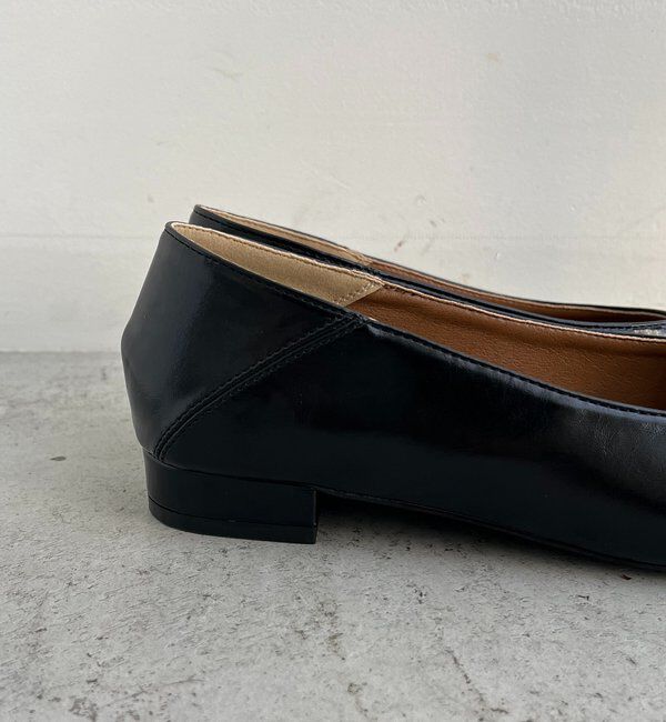  「【大人の定番パンプス】スクエアステッチフラットシューズ」|その他|