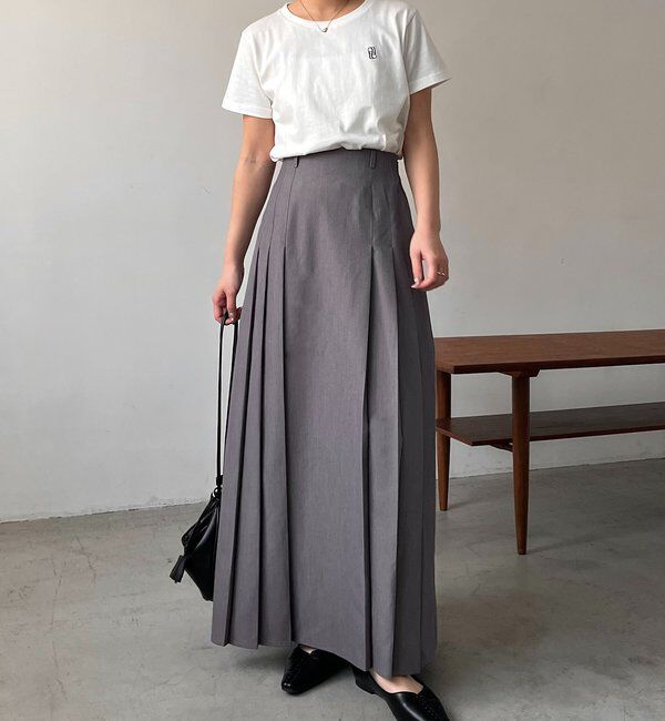  「切替プリーツスカート」|スカート|
