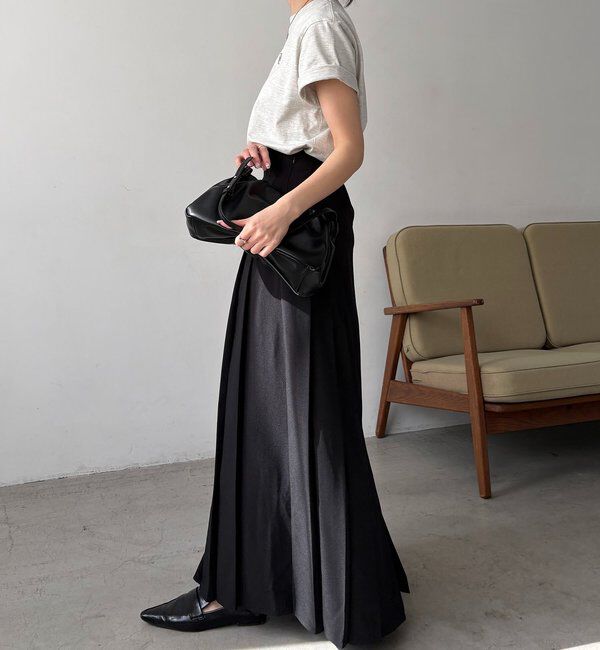  「切替プリーツスカート」|スカート|