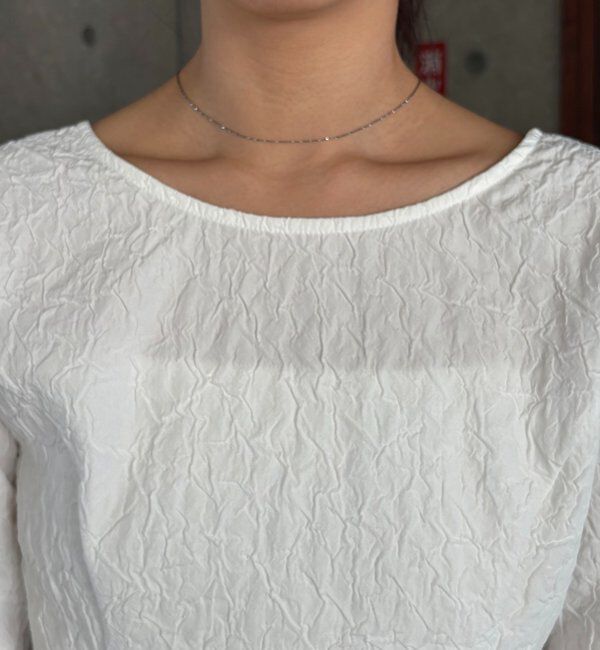  「ジャガードバックリボンペプラムブラウス」|シャツ・ブラウス|