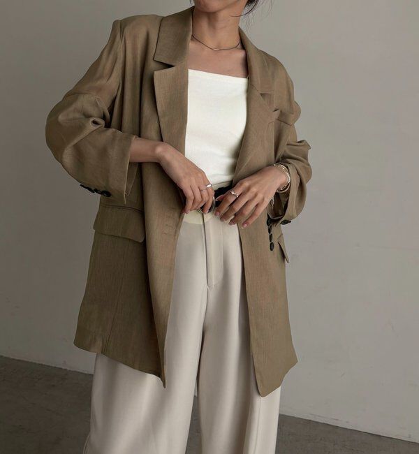  「【防シワ/アンチピリング/手洗い可】〈C.L〉シアーテーラードジャケット」|テーラードジャケット|