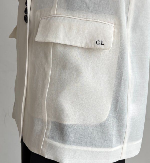  「【防シワ/アンチピリング/手洗い可】〈C.L〉シアーテーラードジャケット」|テーラードジャケット|