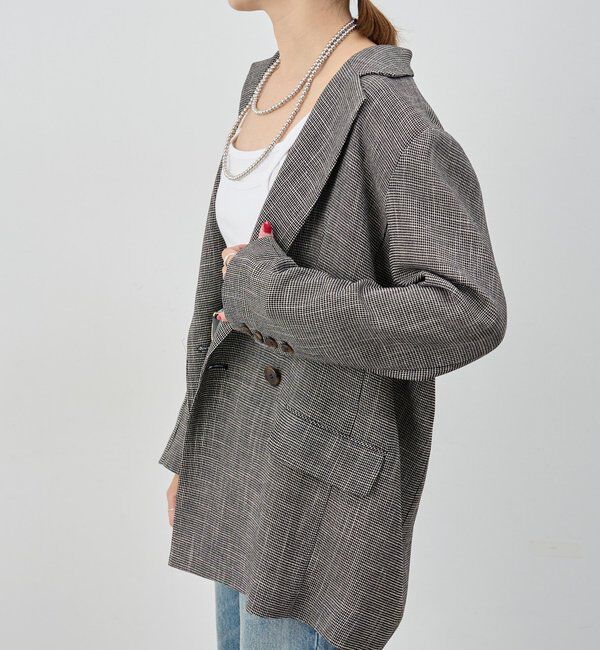  「《名品ジャケット》からみ織りジャケット」|テーラードジャケット|