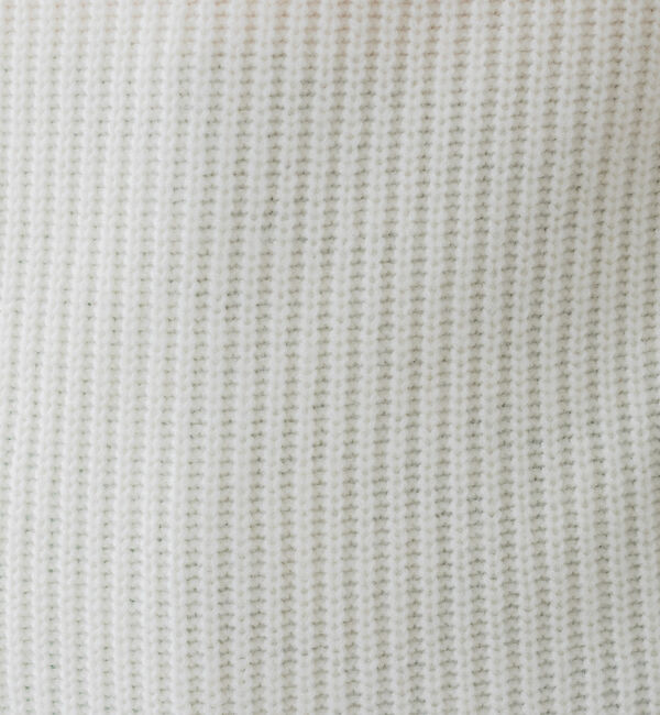 collex「オフネックリブニットチュニック」|ニット・セーター|