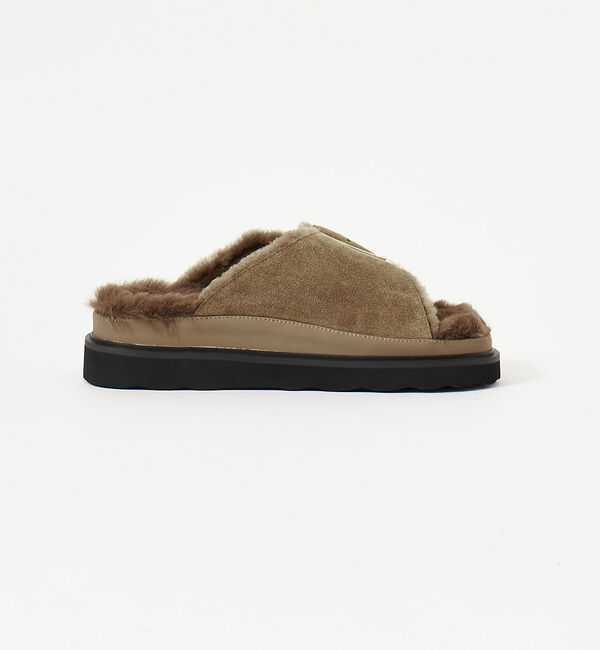 collex「【MOHI/モヒ】ファーサンダル シングルベルト」|サンダル|