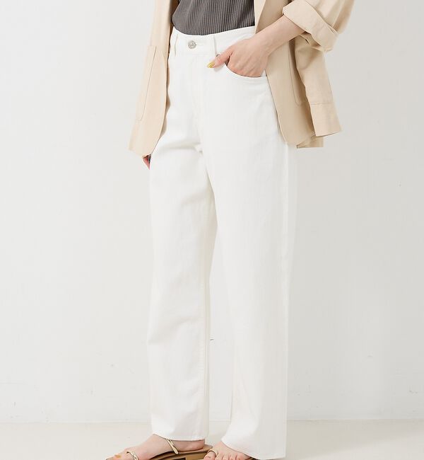 collex「定番人気！美シルエット　セミワイドデニム2」|デニム|