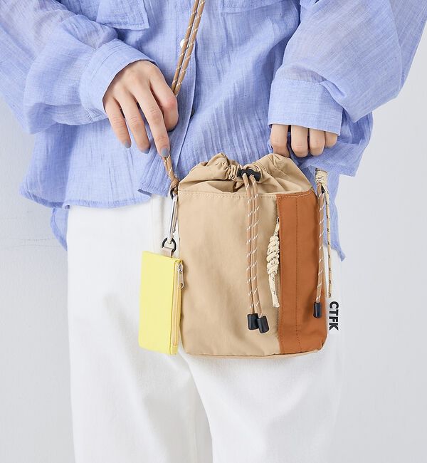 collex「【WEB限定】【CTFK/コントロールフリーク】ナイロンハンディショルダーバッグ」|ショルダー・メッセンジャー|ベージュ