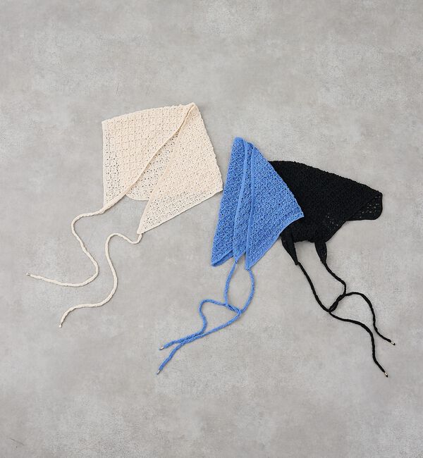 collex「ブークレーヤーンニットレースストール」|マフラー|