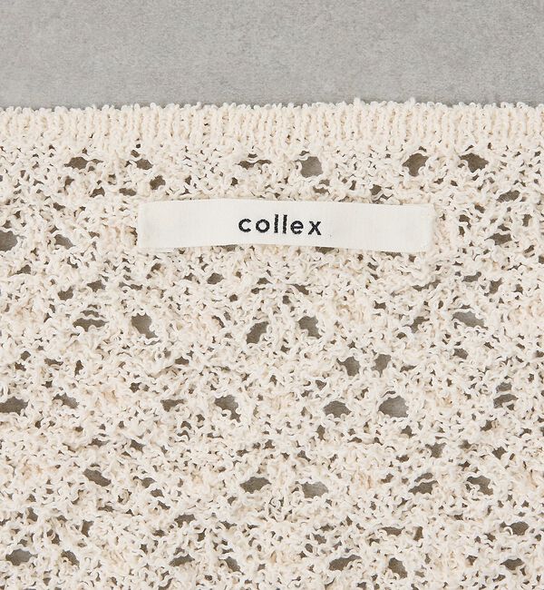 collex「ブークレーヤーンニットレースストール」|マフラー|