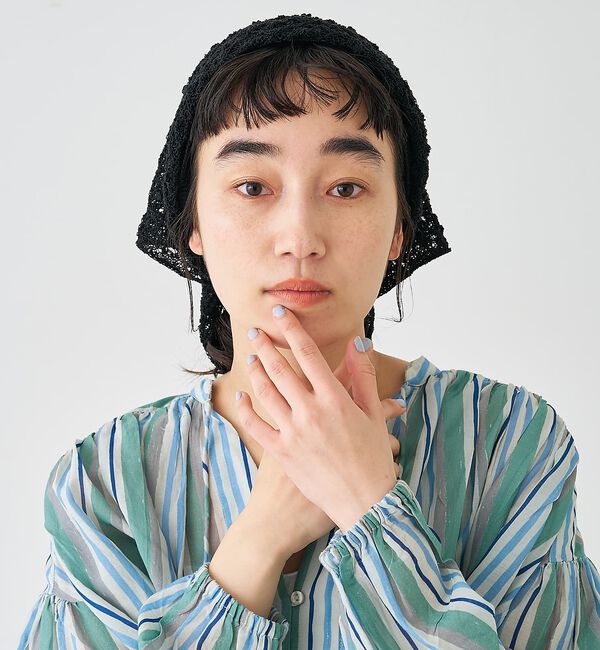 collex「ブークレーヤーンニットレースストール」|マフラー|