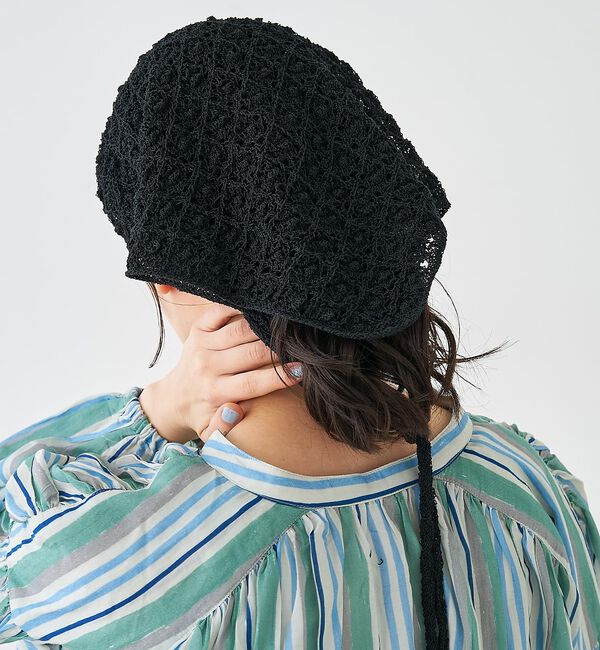 collex「ブークレーヤーンニットレースストール」|マフラー|