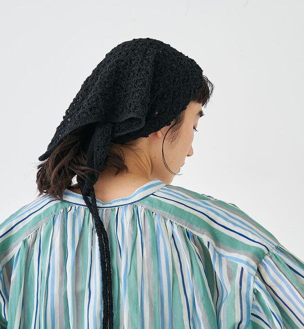 collex「ブークレーヤーンニットレースストール」|マフラー|