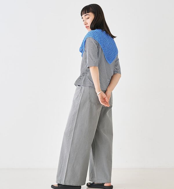 collex「ブークレーヤーンニットレースストール」|マフラー|