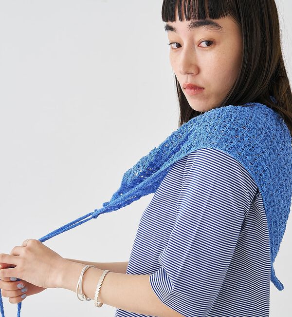 collex「ブークレーヤーンニットレースストール」|マフラー|