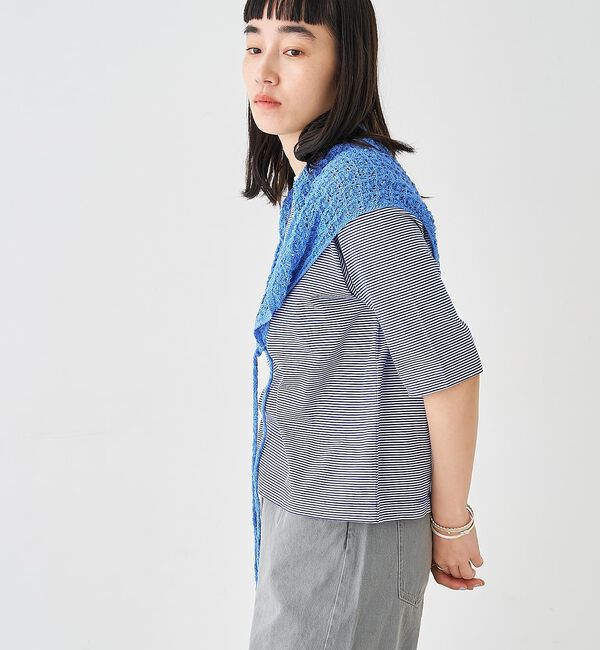 collex「ブークレーヤーンニットレースストール」|マフラー|