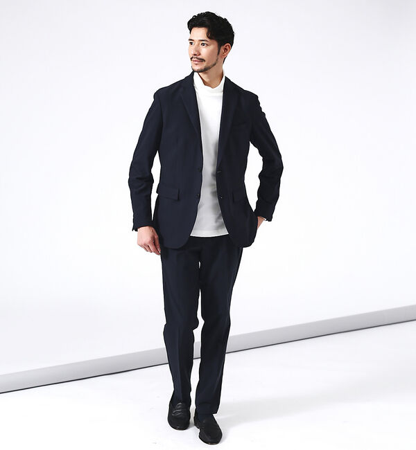 ABAHOUSE「【フロントスリット】タートルネック 長袖Tシャツ」|Tシャツ・カットソー|