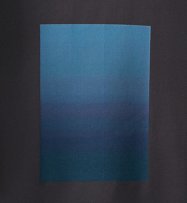 ABAHOUSE「グラデーション グラフィック プリントTシャツ/オーバーサイズ」|Tシャツ・カットソー|