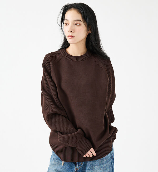 ABAHOUSE「【FORTUNA/フォルトゥナ】ECOTEC-Knit イージーケア ウォッシャ」|ニット・セーター|