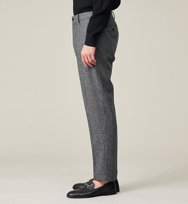 ABAHOUSE「【カシミヤブレンド】ウール ツイルスラックス / セットアップ対応」|スラックス|