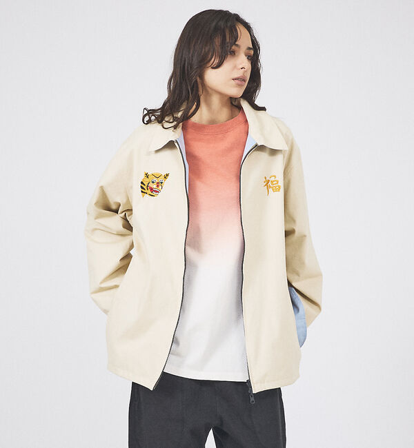 ABAHOUSE「【TAION / タイオン】NON DOWN REVERSIBLE VET BL」|ブルゾン・スタジャン|