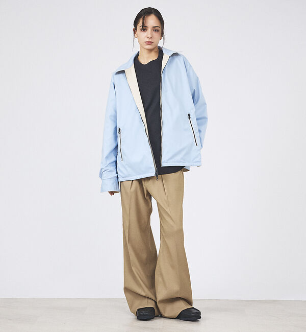 ABAHOUSE「【TAION / タイオン】NON DOWN REVERSIBLE VET BL」|ブルゾン・スタジャン|