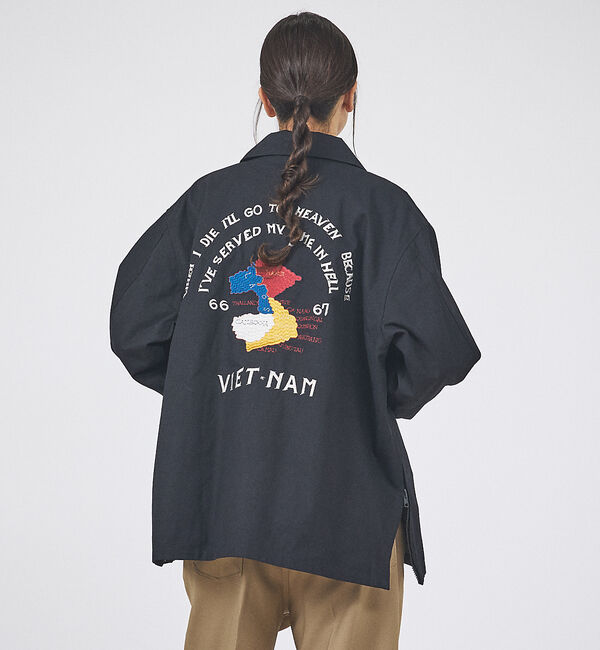 ABAHOUSE「【TAION / タイオン】NON DOWN REVERSIBLE VET BL」|ブルゾン・スタジャン|