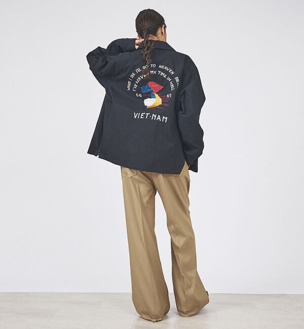 ABAHOUSE「【TAION / タイオン】NON DOWN REVERSIBLE VET BL」|ブルゾン・スタジャン|