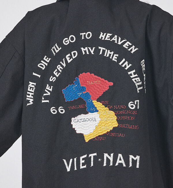 ABAHOUSE「【TAION / タイオン】NON DOWN REVERSIBLE VET BL」|ブルゾン・スタジャン|