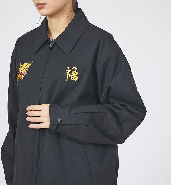 ABAHOUSE「【TAION / タイオン】NON DOWN REVERSIBLE VET BL」|ブルゾン・スタジャン|