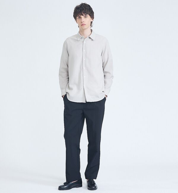 ABAHOUSE「【ストレッチ/洗える】1タック イージー ワイドテーパードパンツ」|その他|