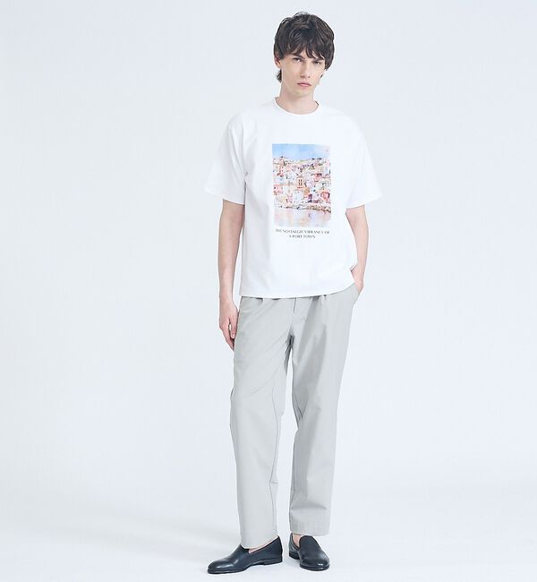 ABAHOUSE「【ストレッチ/洗える】1タック イージー ワイドテーパードパンツ」|その他|