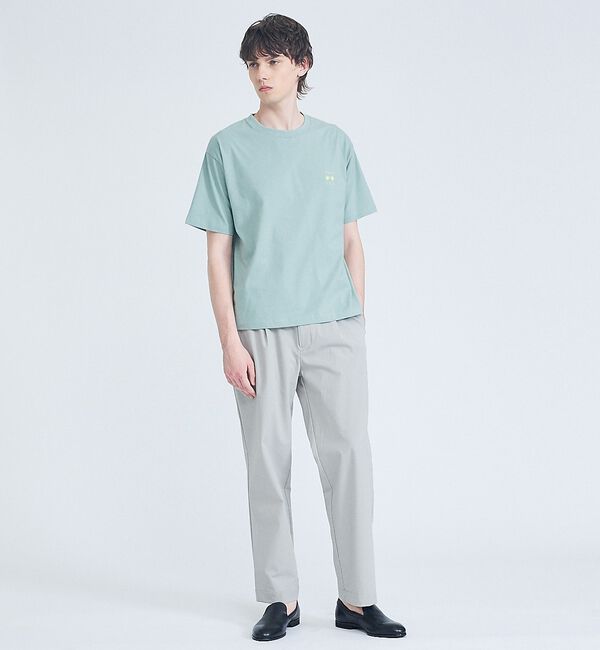 ABAHOUSE「【ストレッチ/洗える】1タック イージー ワイドテーパードパンツ」|その他|