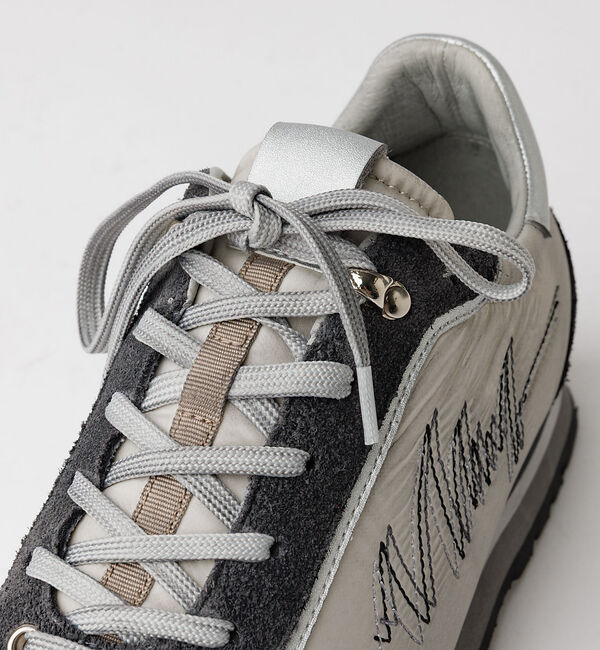 alfredoBANNISTER「【26S/S】ヴィンテージ コンビネーション スニーカー」|スニーカー|