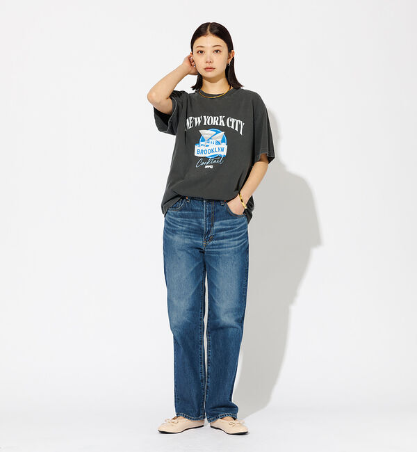 Rouge vif「＜25SS新色＞【SOMETHING/サムシング】ELSA ヴィンテージ ストレ」|デニム|