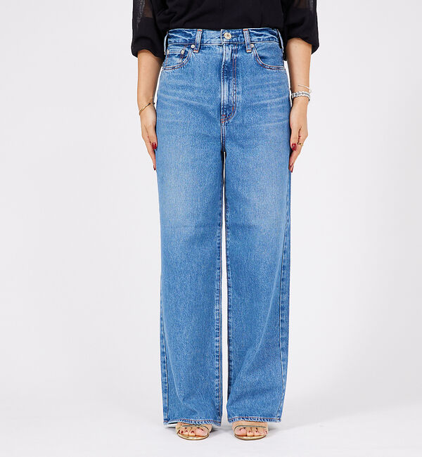 Rouge vif「【NEEDBY heritage/ニードバイ ヘリテージ】LUNA ワイドストレ」|デニム|