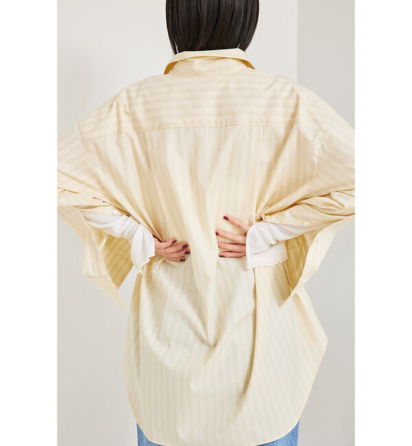 Rouge vif「ストライプオーバーシャツ」|シャツ・ブラウス|