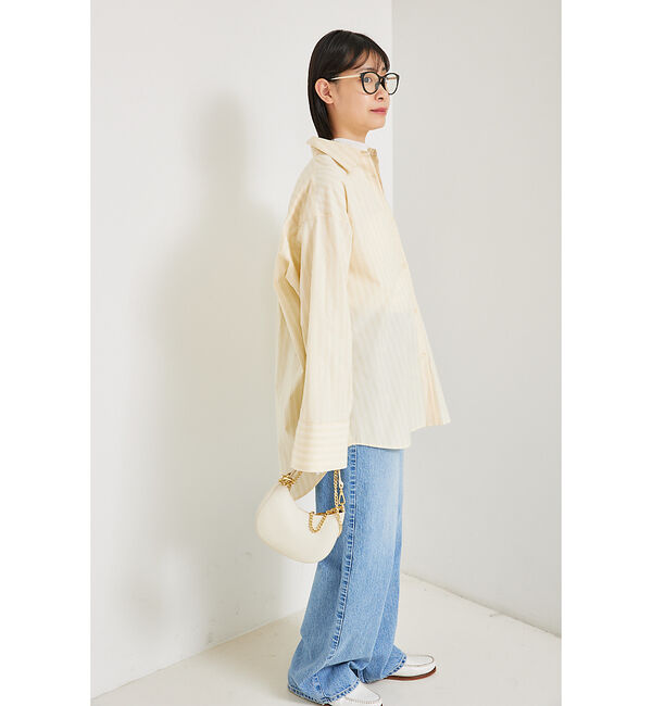 Rouge vif「ストライプオーバーシャツ」|シャツ・ブラウス|