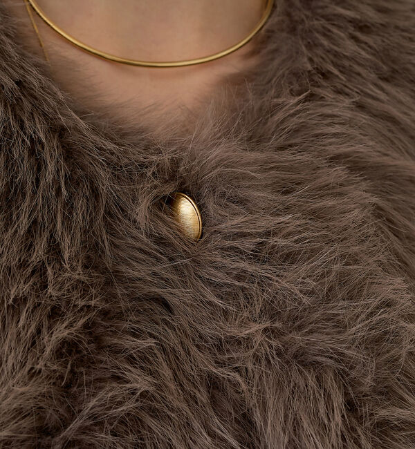 Rouge vif「【一部店舗限定】エコファーベスト」|ダウンベスト・ベスト|