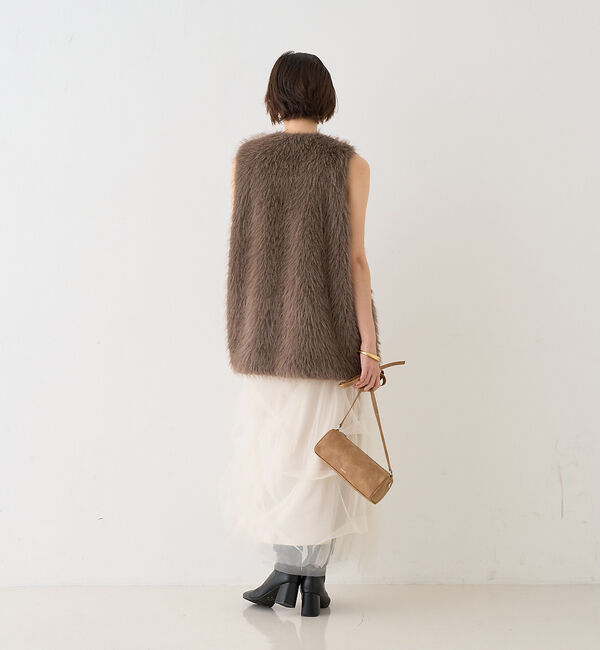 Rouge vif「【一部店舗限定】エコファーベスト」|ダウンベスト・ベスト|