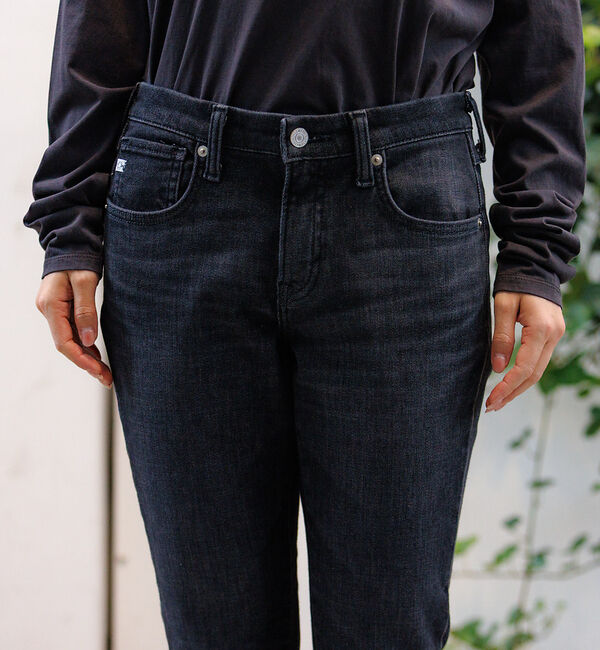 Rouge vif「【SOMETHING/サムシング】BODYFIRE / テーパードデニムパンツ」|デニム|