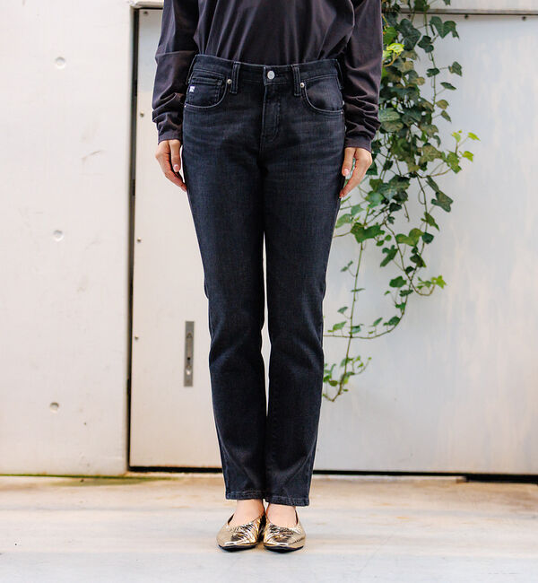 Rouge vif「【SOMETHING/サムシング】BODYFIRE / テーパードデニムパンツ」|デニム|