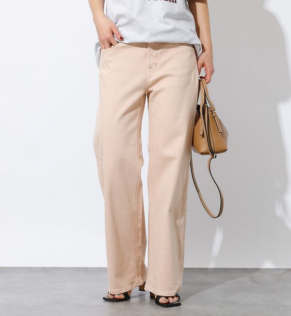 Rouge vif「【HealthyDenim/ヘルシーデニム】Quiche(キッシュ)/デニムパン」|デニム|ピンクベージュ