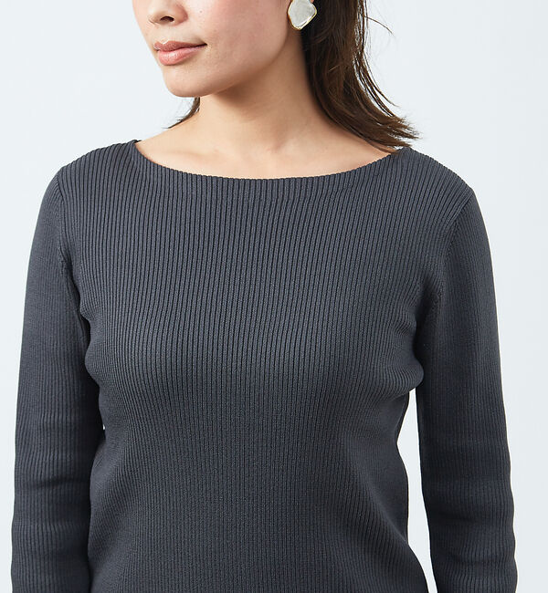 qualite「バイカラースリーブニット」|ニット・セーター|