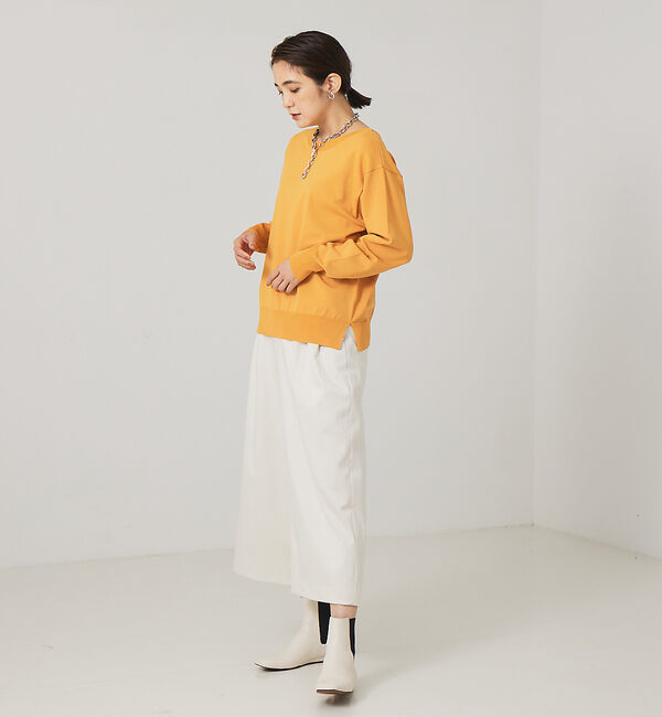 qualite「レーヨンストレッチ2WAYニット」|ニット・セーター|